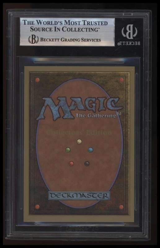 1993 Magic The Gathering Collector's Edition Black Lotus R BGS 7.5 view 2