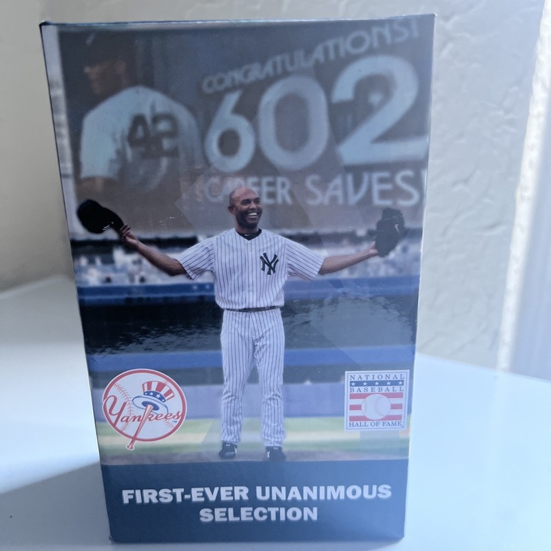 mariano rivera game day first ever unanimous selection plaque numbered w/ box