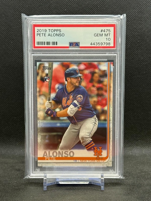 2019 Topps #475 Pete Alonso PSA 10