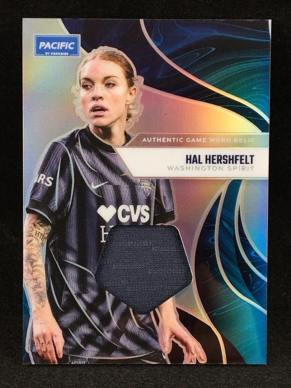 Hal Hershfelt 2025 Parkside NWSL Pacific GAME USED MATCH WORN Jersey Relic D