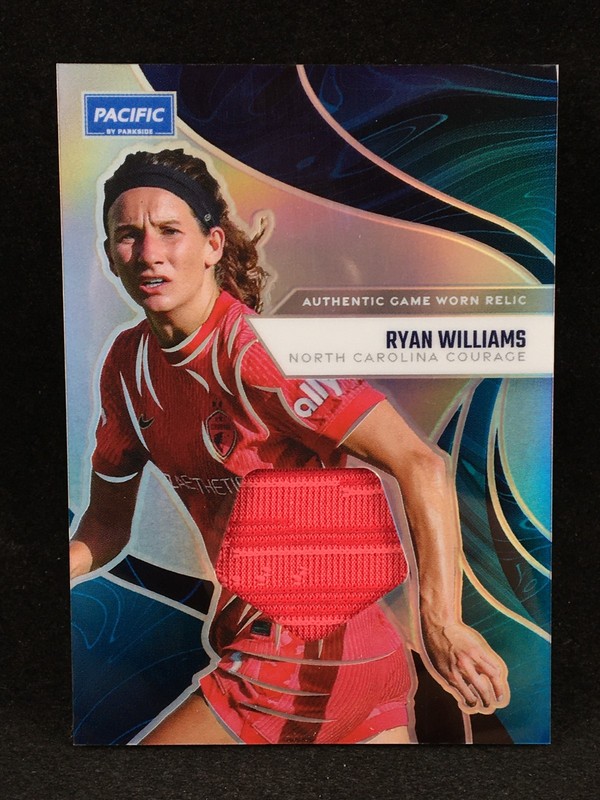 Ryan Williams 2025 Parkside NWSL Pacific GAME USED MATCH WORN Jersey Relic C