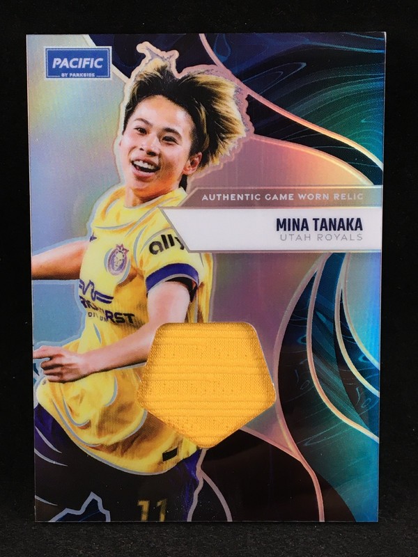 Mina Tanaka 2025 Parkside NWSL Pacific GAME USED MATCH WORN Jersey Relic C