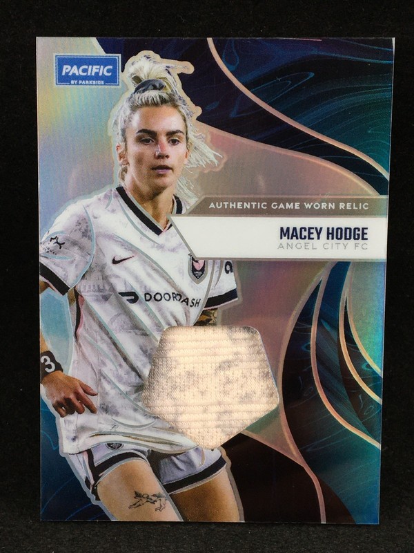Macey Hodge 2025 Parkside NWSL Pacific GAME USED MATCH WORN Jersey Relic C