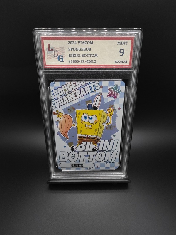 Spongebob #SB00-SR-026L2 (2024) Bikini Bottom - Graded 9 [ACEO] NM-MT