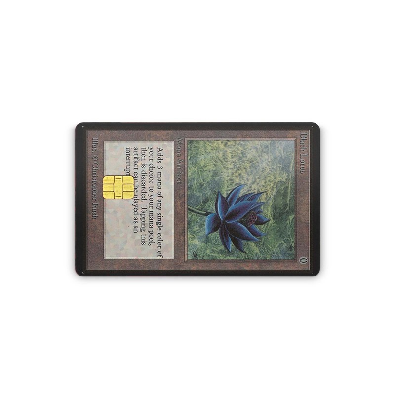 Magic the Gathering Power 9 Credit Card Skin Debit Card Sticker