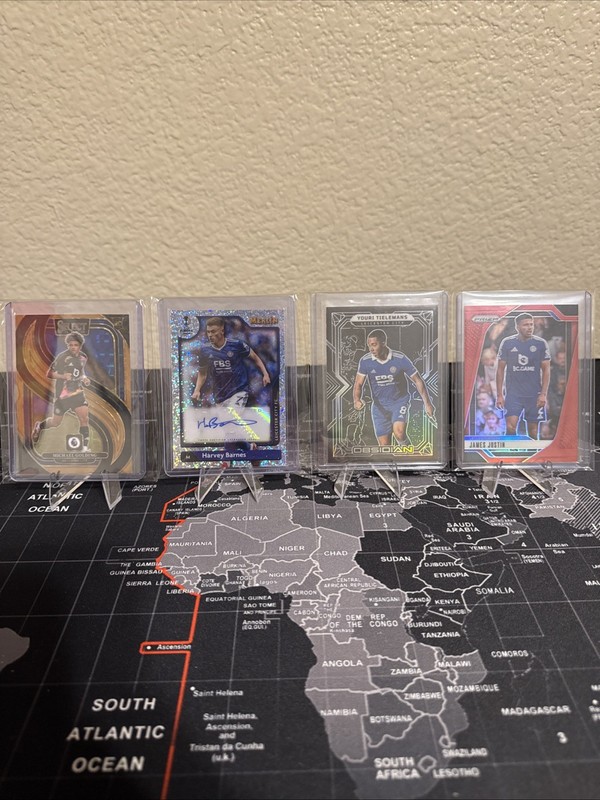 Soccer Numbered/Auto Lot of Leicester City