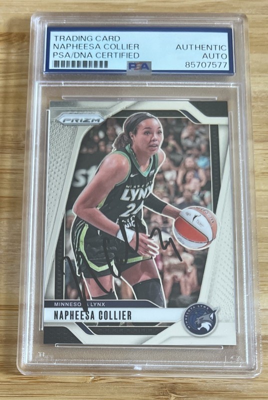2024 WNBA Prizm Napheesa Collier Auto Autograph Signed Card PSA