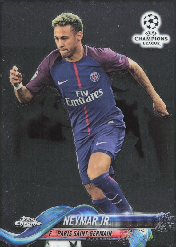 2017-18 Topps Chrome UEFA Champions League #50 Neymar Jr.