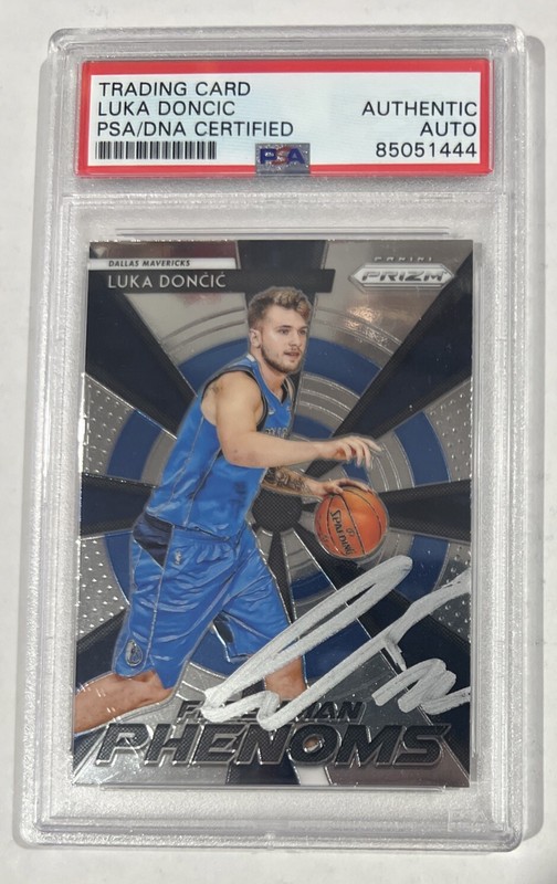 2018-19 Prizm Freshman Luka Doncic Auto Autograph Signed Rookie Card Rc PSA