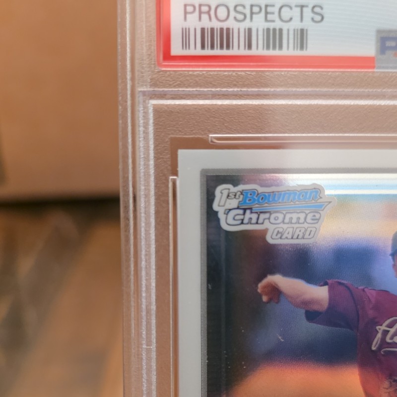 Bowman Chrome 2010 Jose Altuve Prospects Rookie #BCP137 PSA 9 Houston Astros view 2