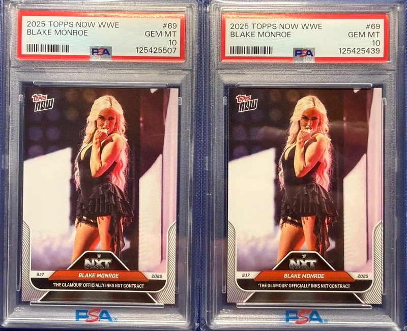 Blake Monroe PSA 10 2025 Topps Now WWE Gem Mint🔥