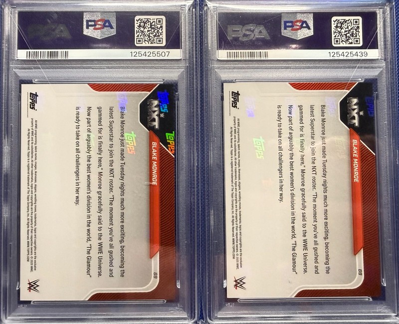 Blake Monroe PSA 10 2025 Topps Now WWE Gem Mint🔥 view 2