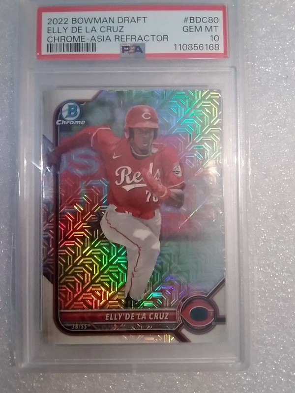 2022 Bowman Draft Elly De La Cruz Asia Refractor PSA 10