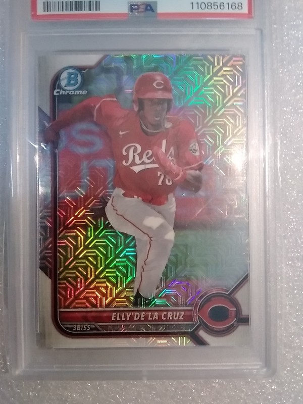 2022 Bowman Draft Elly De La Cruz Asia Refractor PSA 10 view 2