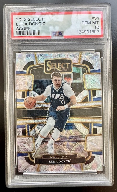 Luka Doncic 2023 Panini Select Scope PSA 10