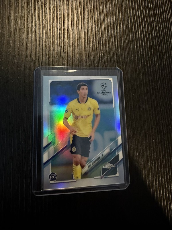 2020-21 Topps Chrome UEFA Champions League #68 Jude Bellingham Refractor Rookie