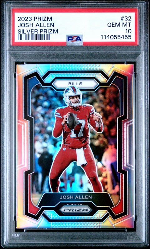 2023 Panini Prizm - Josh Allen - #32 Silver Prizm PSA 10