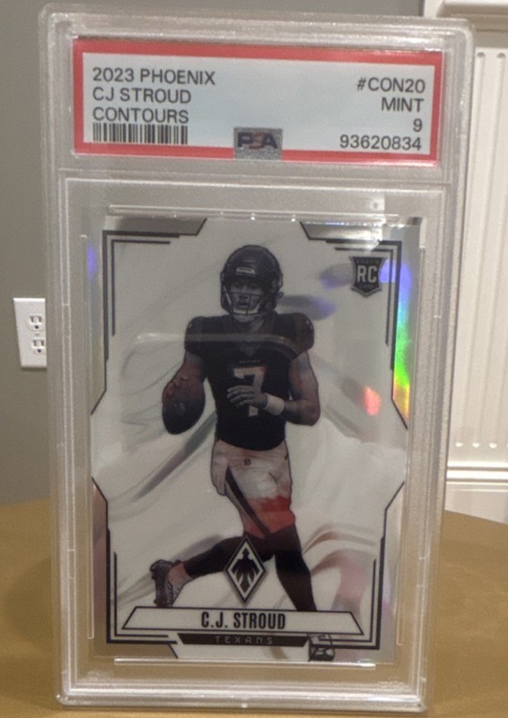 2023 Panini Phoenix Contours C.J. Stroud Rookie #CON-20 PSA 9 Texans
