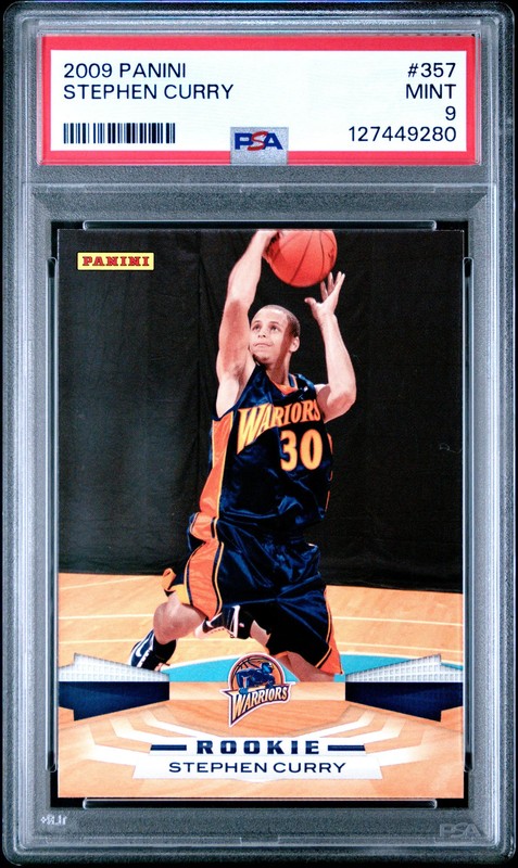 2009 Panini Stephen Curry #357 PSA 9