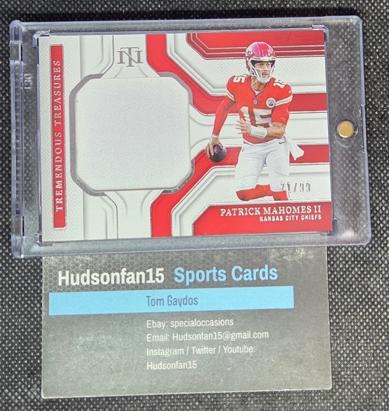 Patrick Mahomes II 2024 Panini National Treasures Tremendous Jumbo Jersey 71/99