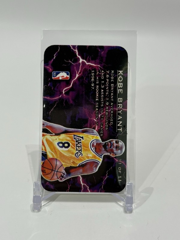 1996 Fleer Ultra gold  Scoring King Kobe Bryant RC Michael Jordan Mini Holo view 2