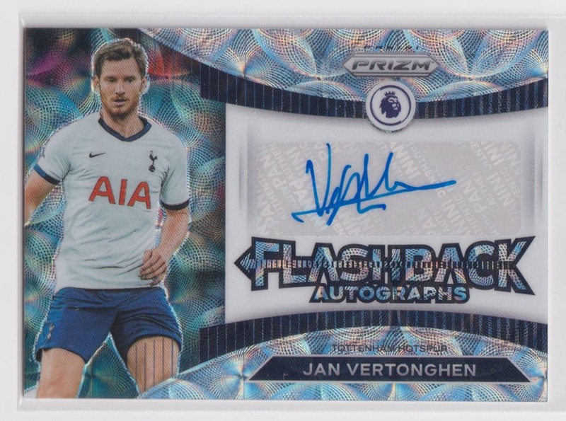 2022 Panini Prizm Premier League Flashback Jan Vertonghen Auto #FA-JV