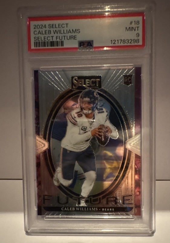 2024 Panini Select Select Future Caleb Williams #18 RC PSA 9 Mint Pop 28
