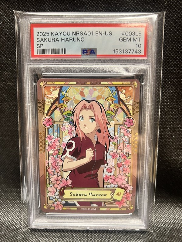 2025 SAKURA HARUNO - NRSA01 EN-US (SP) - Heaven Scroll Series 1 Naruto PSA 10