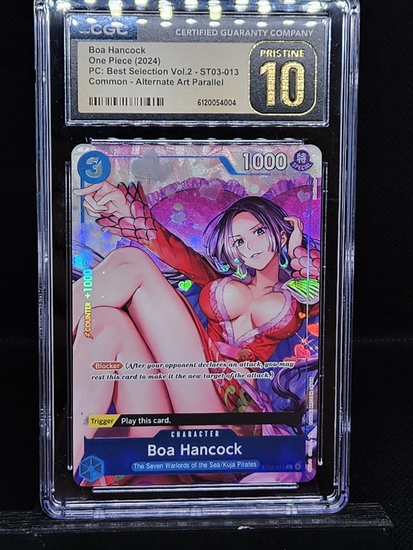 CGC PRISTINE 10 Boa Hancock 2024 Best Selection Vol.2 ST03-013 Alt Art One Piece