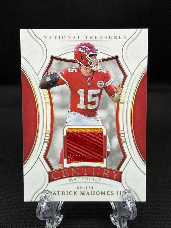 2024 Panini National Treasures Patrick Mahomes II /10 Century Materials 