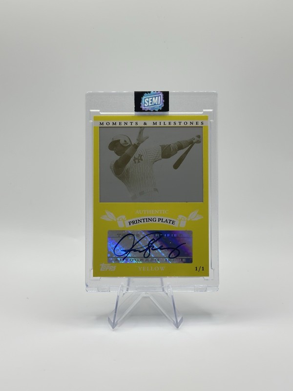 💥 Alex Rodriguez 1/1 AUTO💥 2007 Topps Moments & Milestones - 2005 MVP HOF