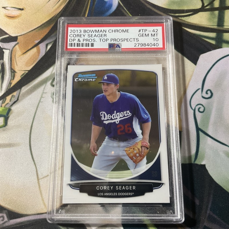 2013 Bowman Chrome Draft Top Prospects Corey Seager #TP-42 PSA 10 GEM MT