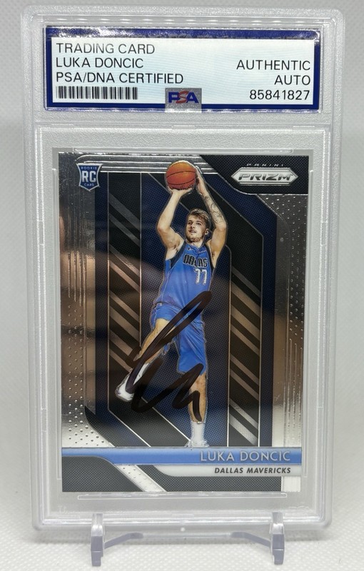 2018-19 Prizm Luka Doncic Rookie Autograph Psa Authentic Auto #280 Signed RC
