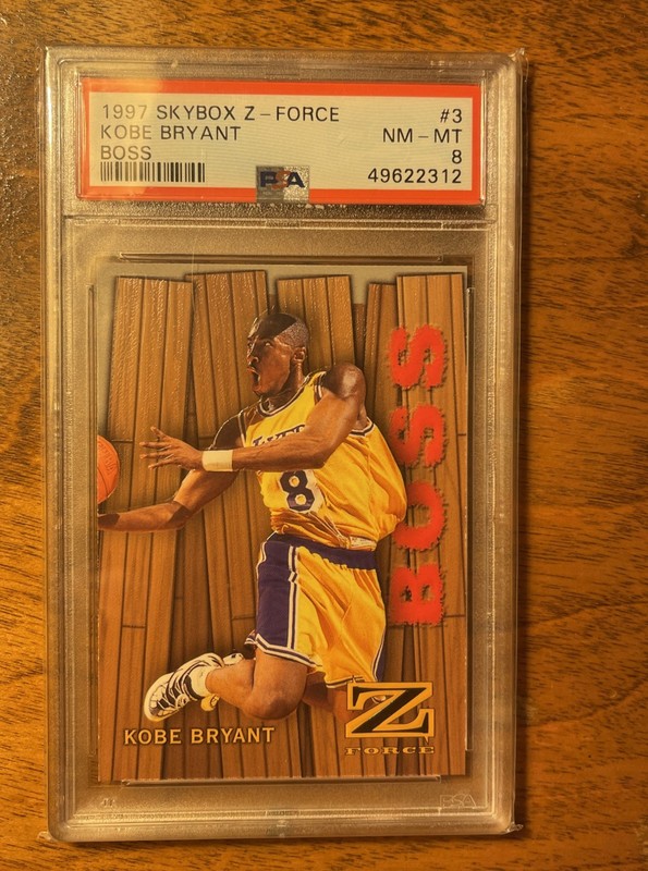 1997 Skybox Z Force Kobe Bryant Boss PSA 8