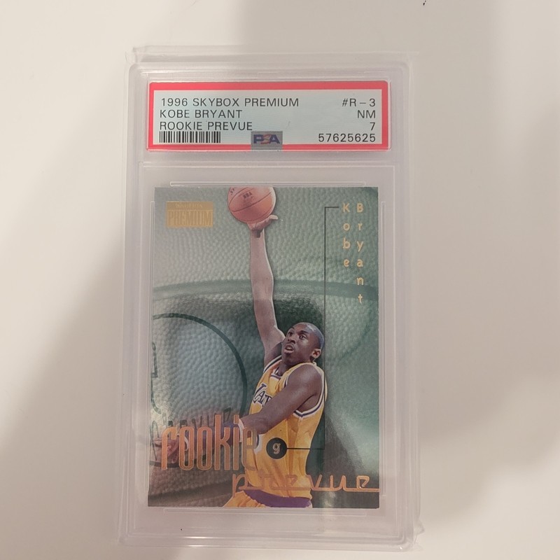 1996-97 Skybox Premium Rookie Prevue Kobe Bryant Foil #R3 PSA 6 Lakers HOF SP