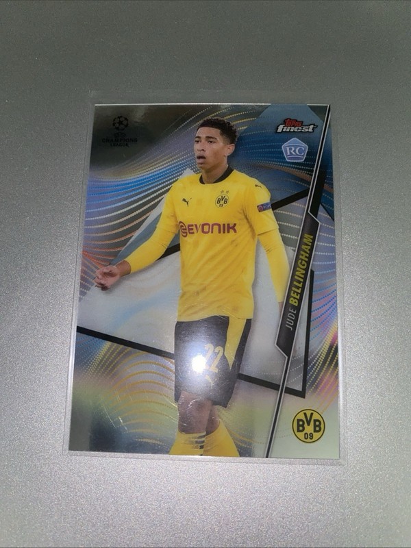 2020-21 Topps Finest Jude Bellingham Rookie RC #6 BVB Dortmund / Real Madrid