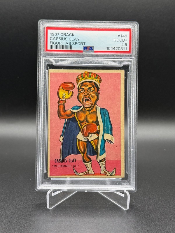 1967 Crack Figuritas Sport #149 Cassius Clay Muhammad Ali PSA 2.5 Boxing Rare