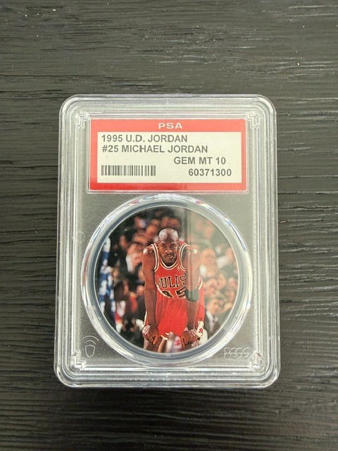 1995 Upper Deck Jordan Milk Caps #25 Michael Jordan PSA 10