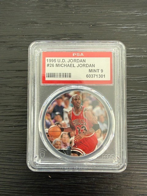 1995 Upper Deck Jordan Milk Caps #26 Michael Jordan PSA 9