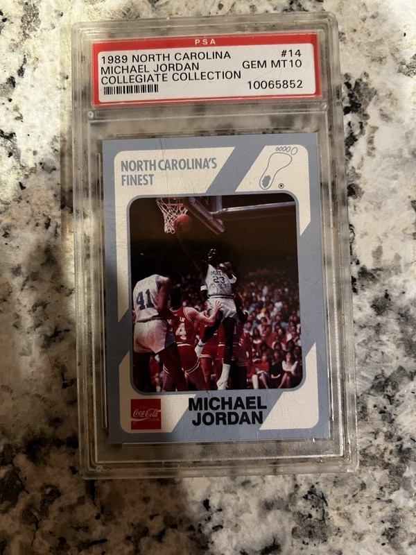 1989-90 Collegiate Collection/ North Carolina's Finest - Michael Jordan Psa 10