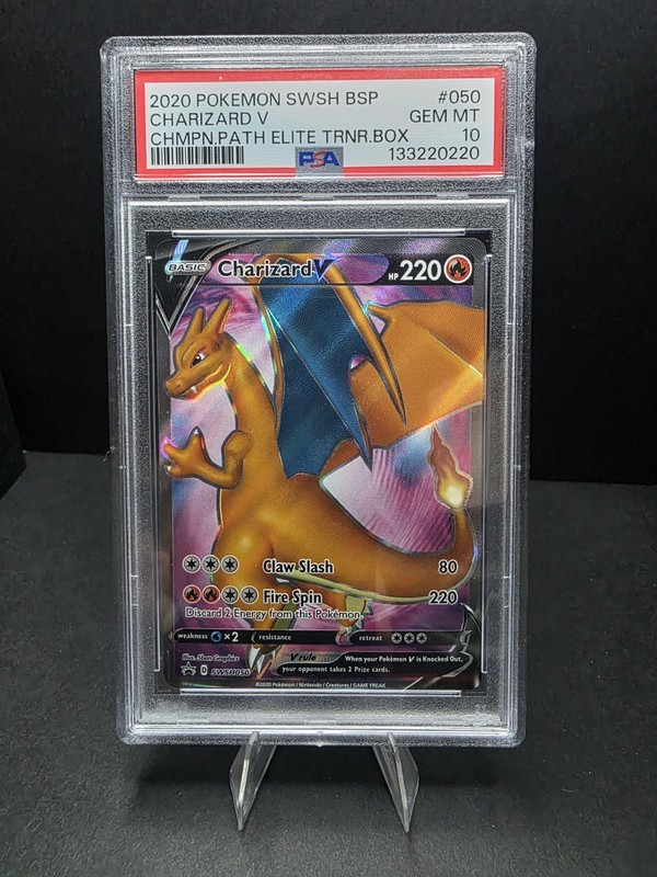 Charizard V SWSH050 Sword & Shield Promo Cards Holo PSA 10
