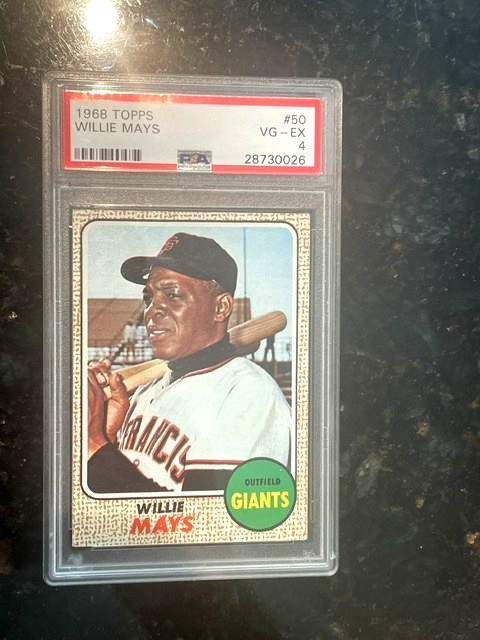 1968 Willie Mays #50 PSA 4