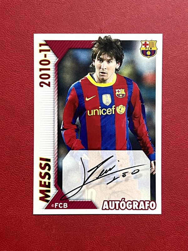LIONEL MESSI Auto 2010-11 Autografo Panini FC Barcelona #119 GOAT Pack Fresh!!!!