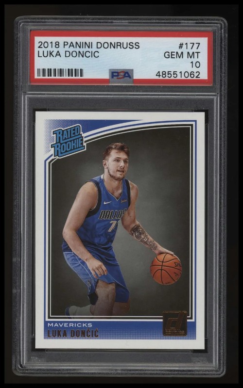 2018 Panini Donruss Luka Doncic PSA 10