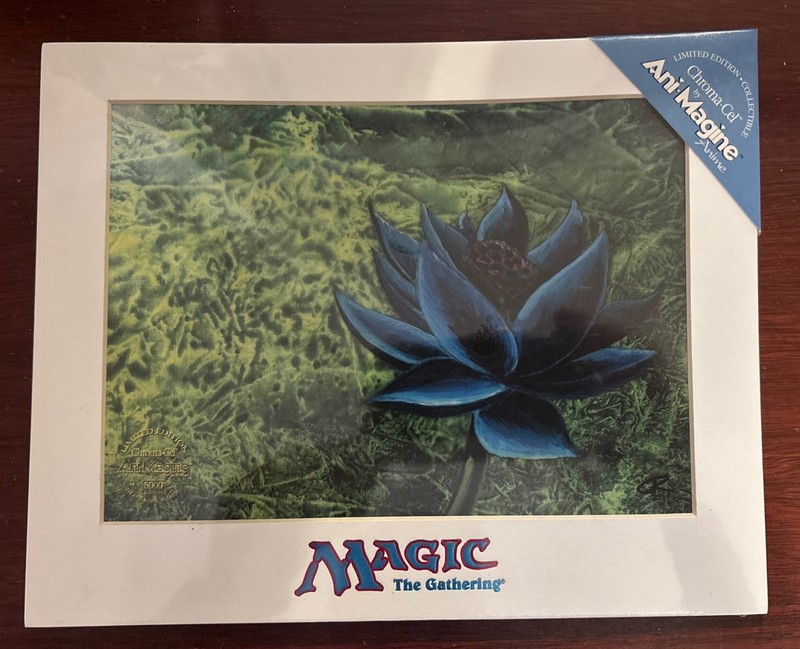 Black Lotus MTG Limited Edition Chroma-Cel Print Art with COA Artwork sealed NEW