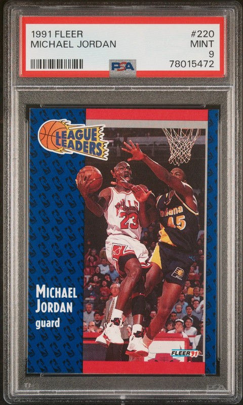1991 Fleer Michael Jordan PSA 9