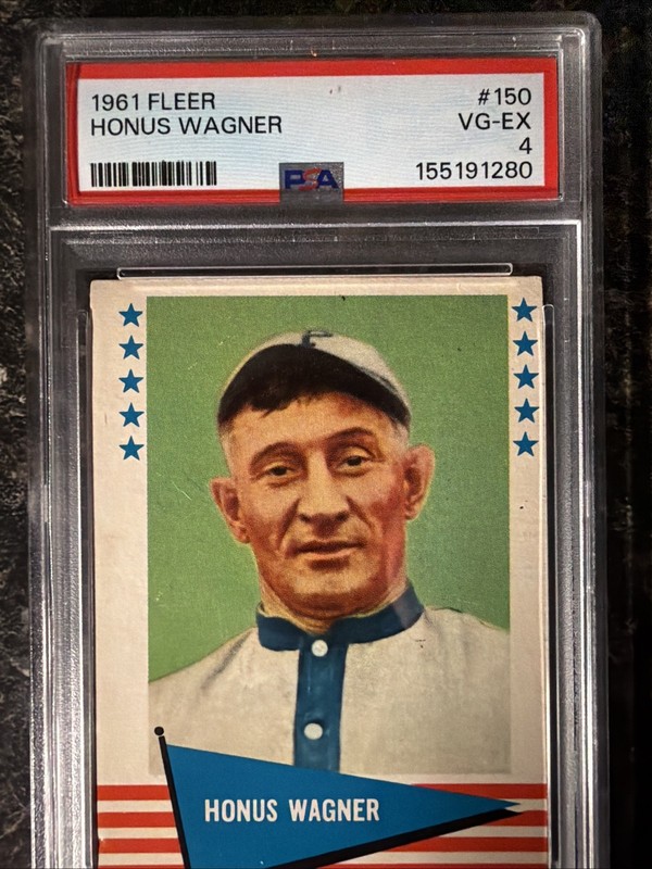 1961 Fleer Baseball Greats - Honus Wagner #150 view 2