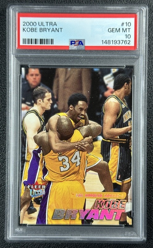 KOBE BRYANT PSA 10 2000-01 FLEER ULTRA #10 LAKERS 3762