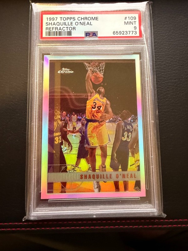 1997 TOPPS CHROME | REFRACTOR #109 SHAQUILLE O'NEAL