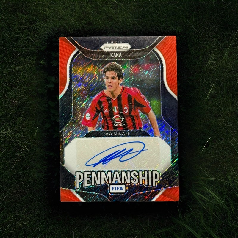 2025-26 Panini Prizm FIFA AC Milan Kaka Penmanship Auto Black Shimmer 1/1